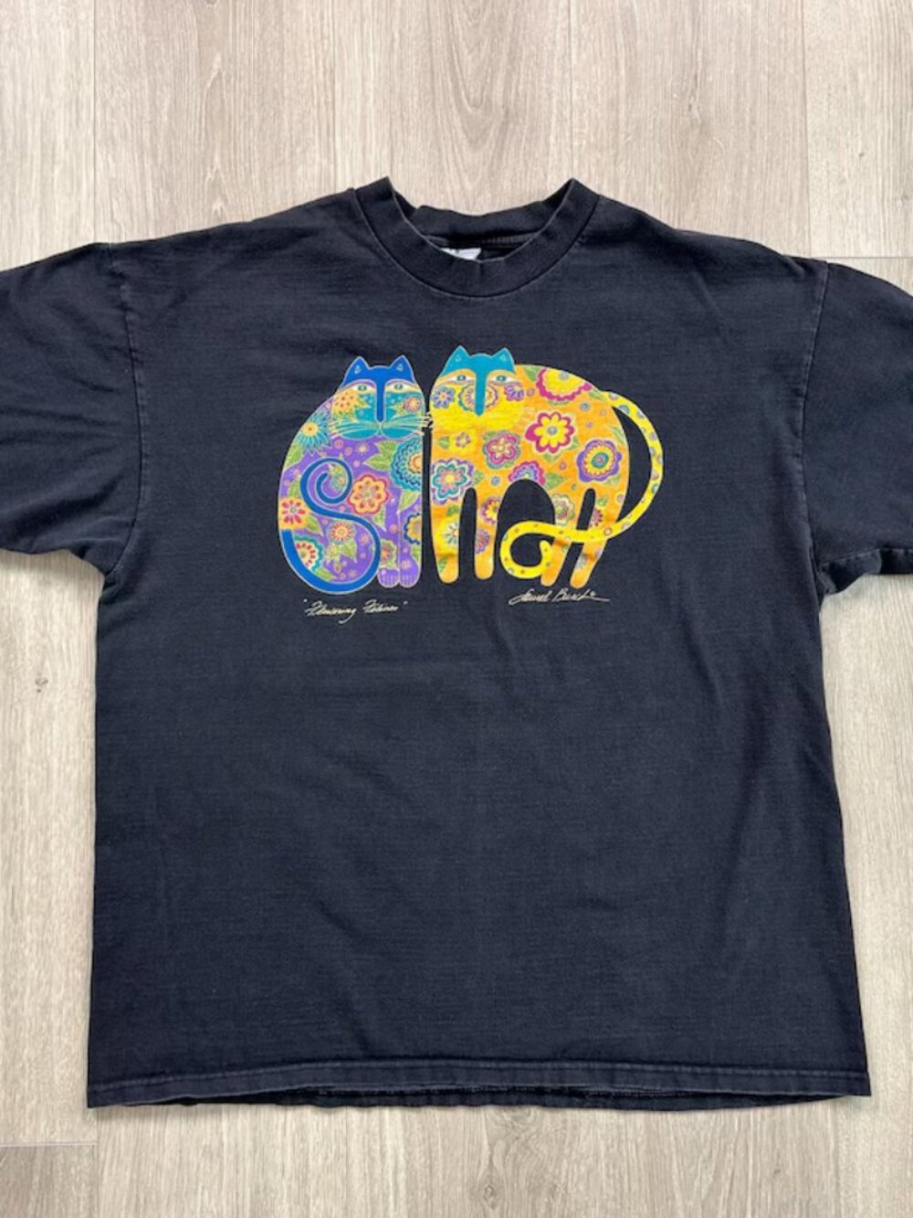 Floral Cat Graphic Tee